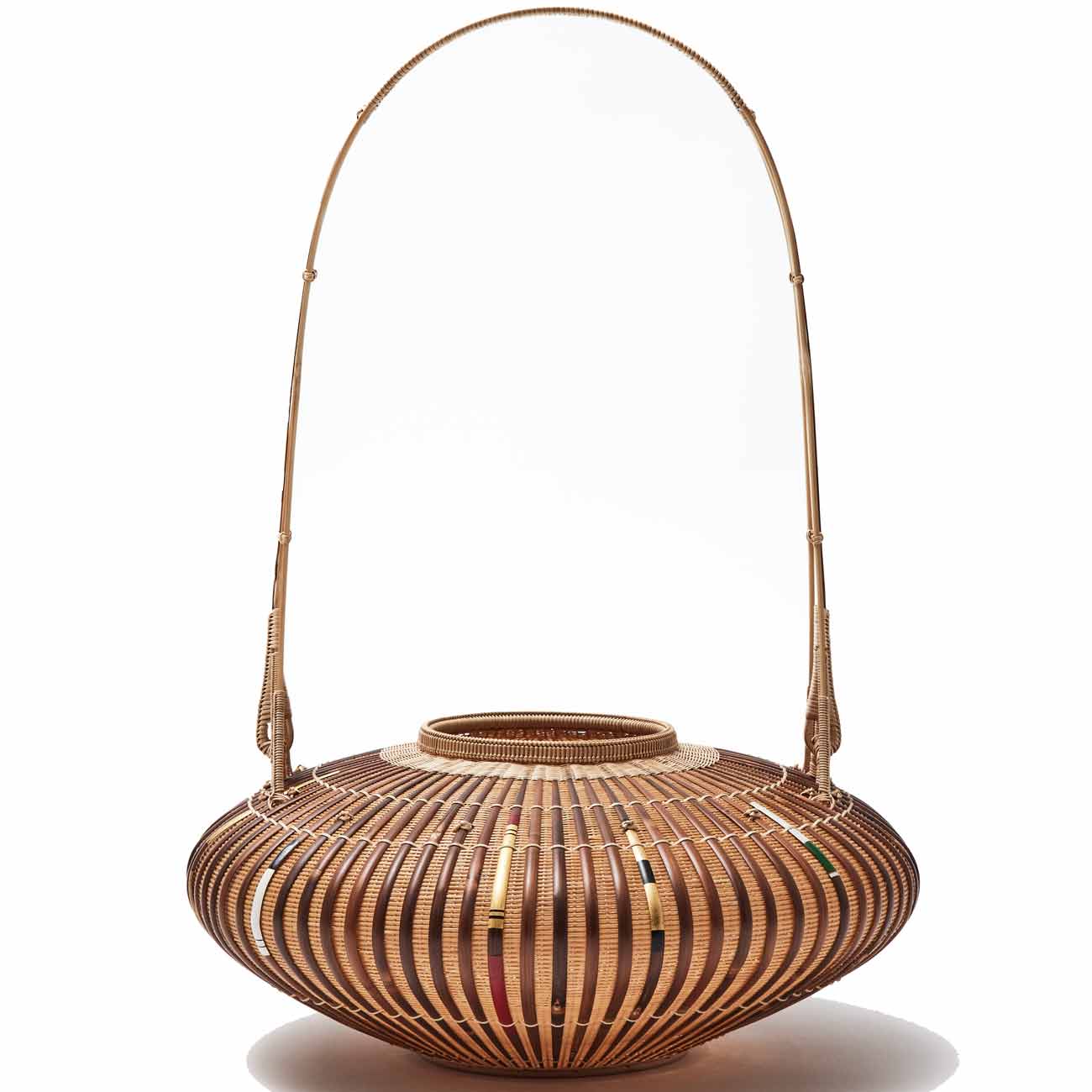 Peony flower basket arrow bamboo